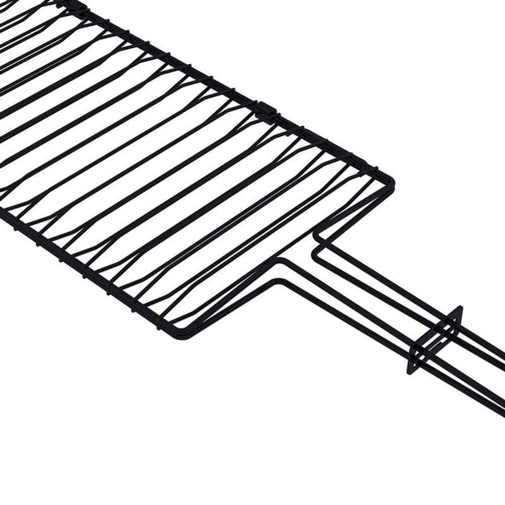 Grelha para Churrasco Tramontina 26495000 72x22 Aço Carbono Nitrocarbonetado