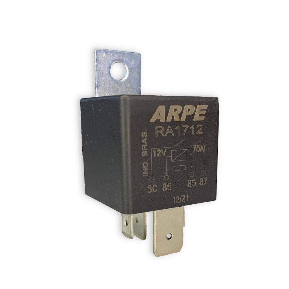 Rele Auxiliar RA-1712 4 Pinos 12v 70 Amperes Linha Renault 4 Saidas