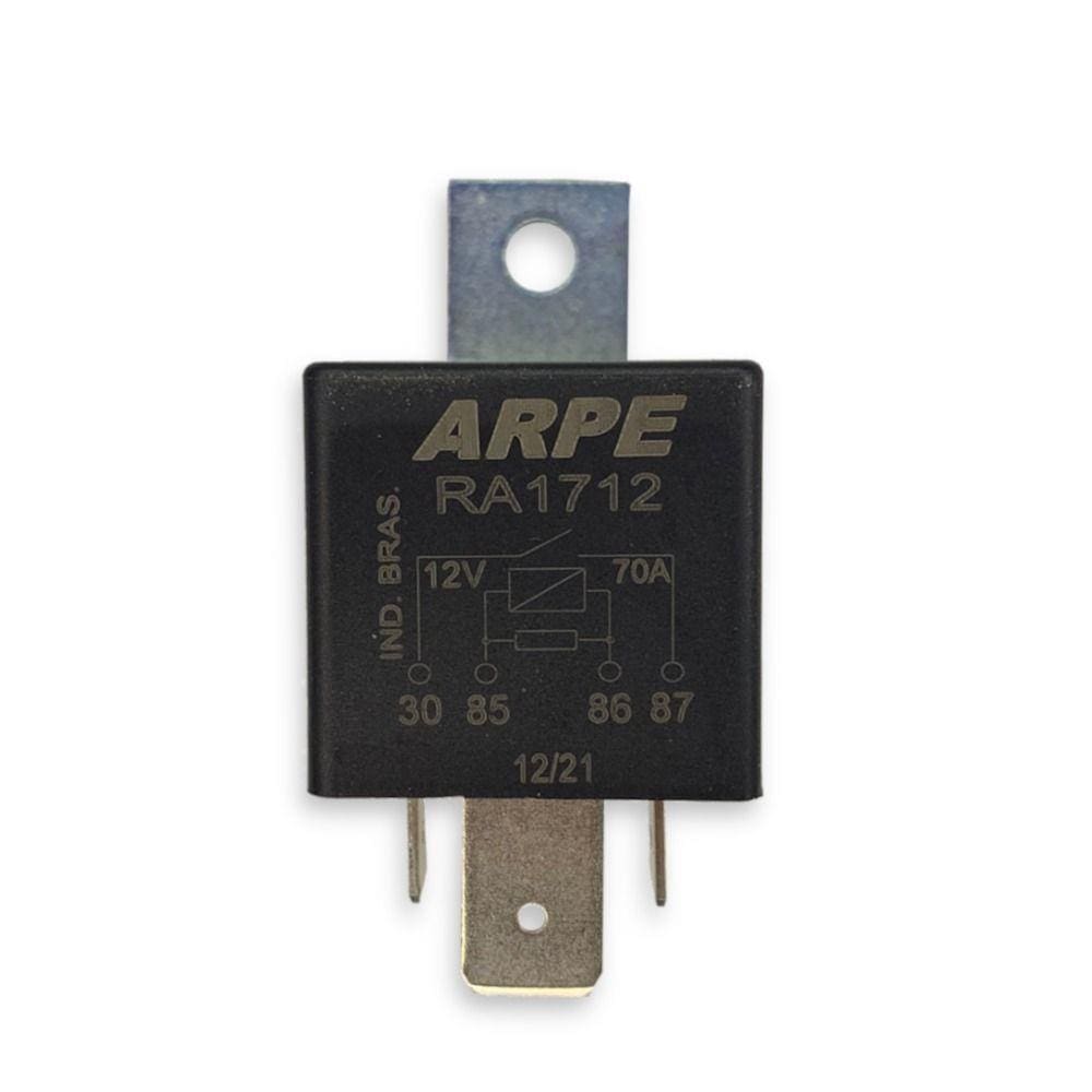 Rele Auxiliar RA-1712 4 Pinos 12 Volts 70 Amperes Linha Volks 4 Pino