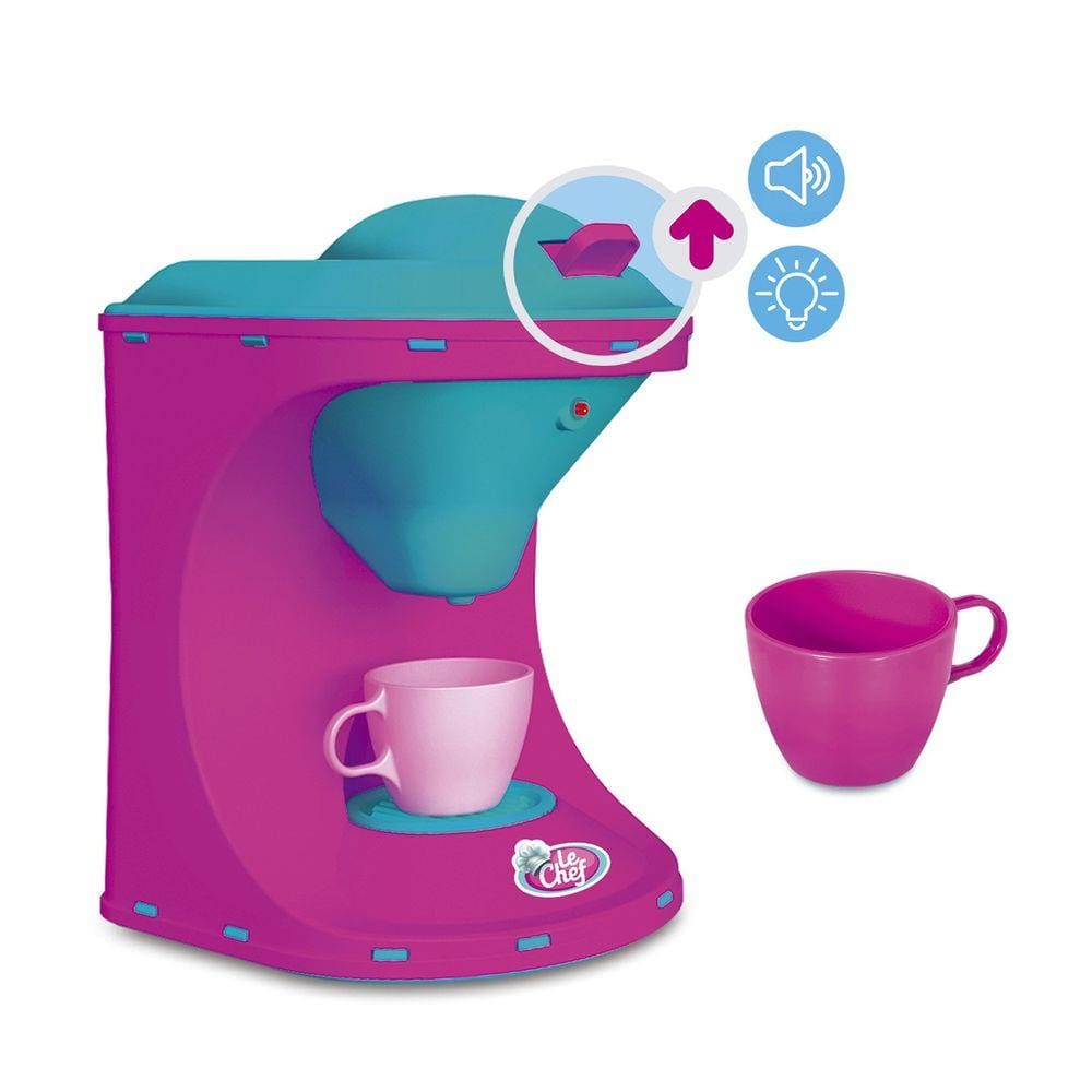 Brinquedo Mini Cafeteira Le Chef Som e Luz