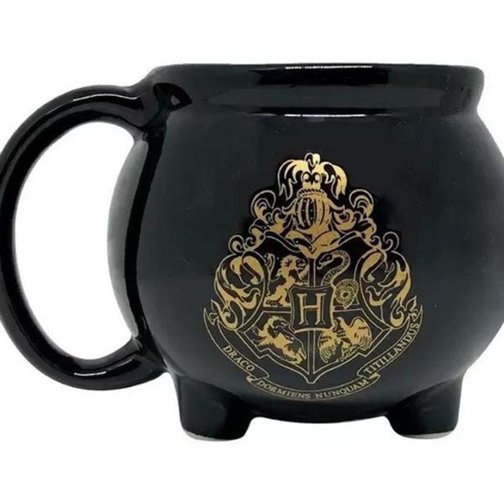 Caneca Formato 3D 500Ml Caldeirão Hogwarts Harry Potter
