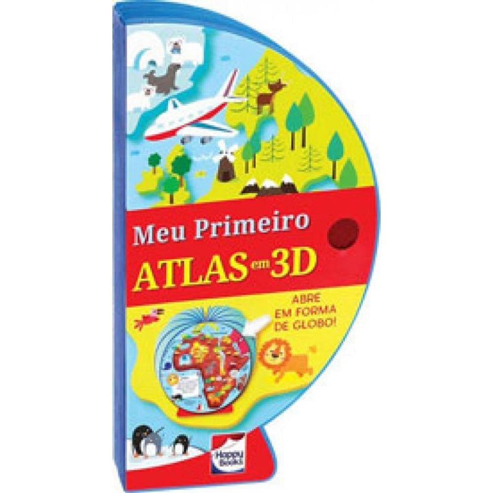 Livro-Globo: Meu Primeiro Atlas Em 3D