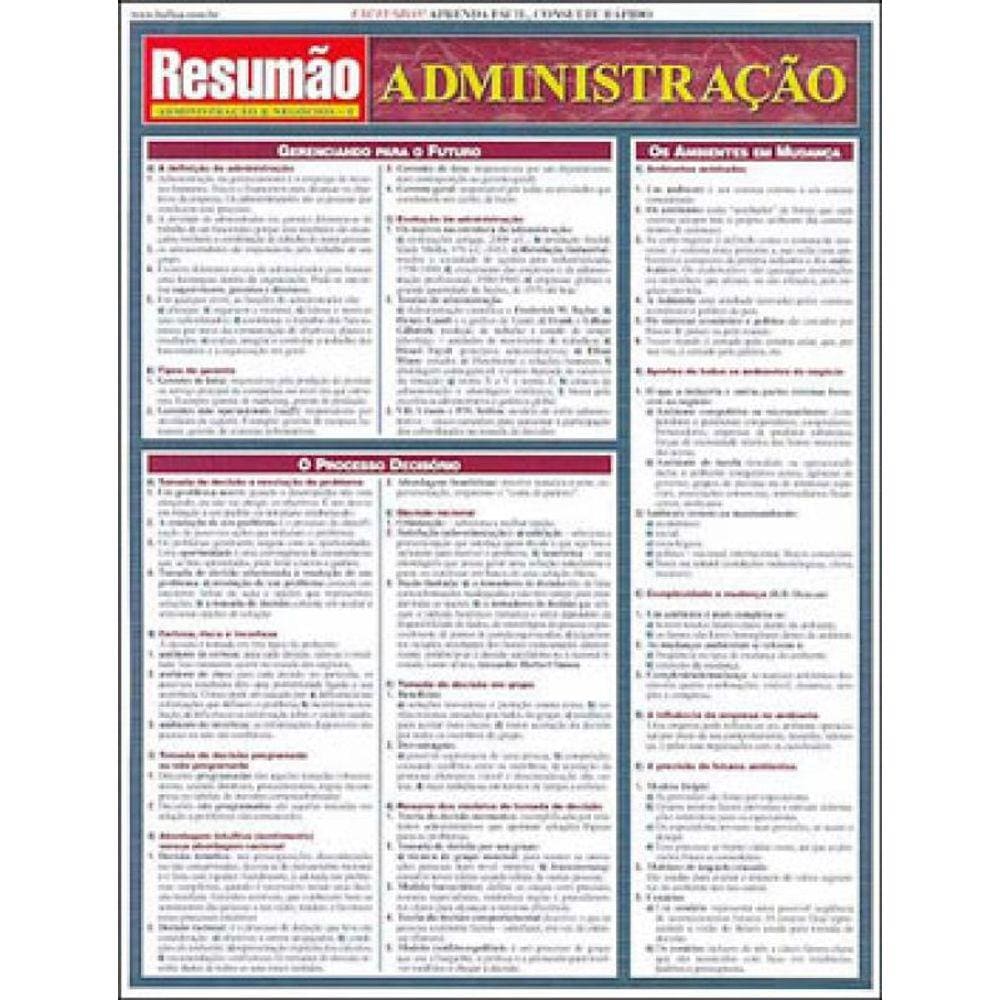 Administraçao - Resumao