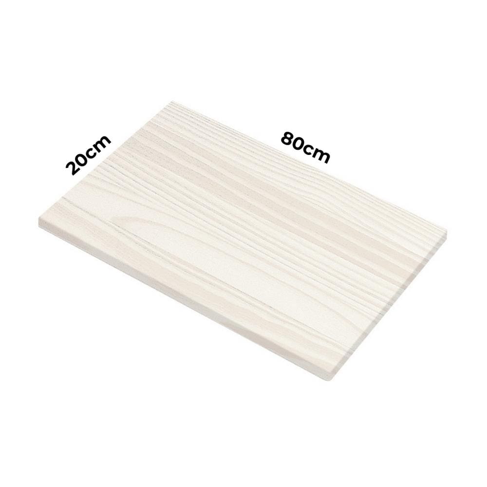 Painel Chapa Madeira Branco 800X200X18 - Tramontina - 80cm x 20cm com 18mm de espessura Tramontina