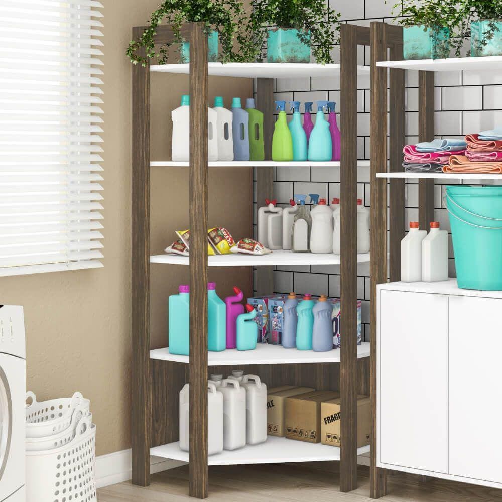 Estante de Canto Az1020 Com 5 Prateleiras