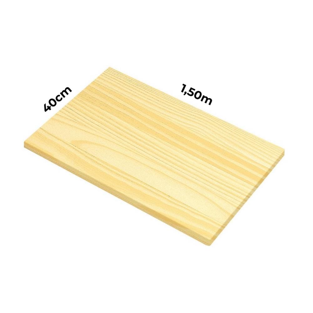 Painel Chapa Madeira Natural 1500X400X18 - Tramontina - 1,50m x 40cm com 18mm de espessura Tramontina