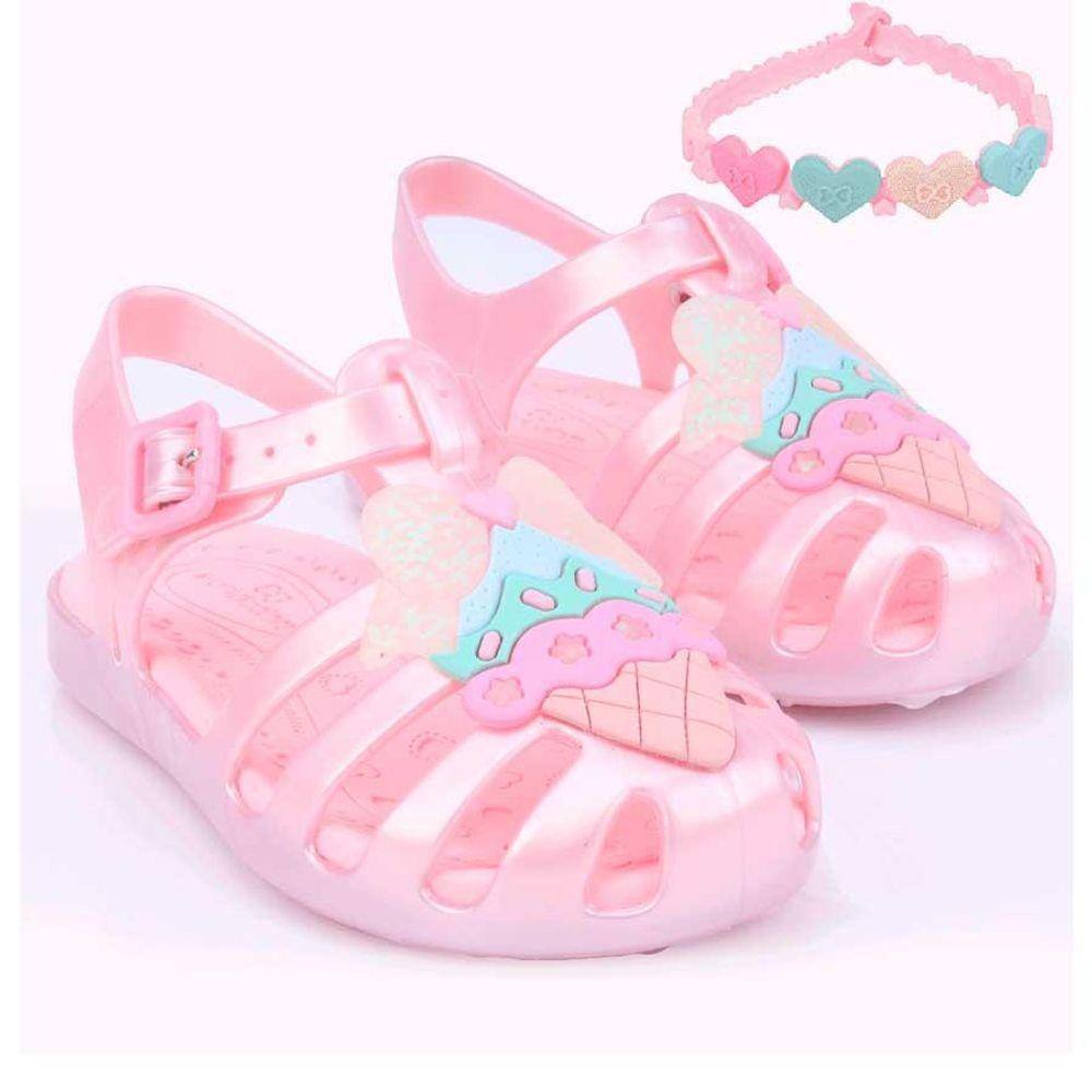 Sandalia Infantil Menina Rasteira Leve Ref 3071 em Promoção | Ofertas na  Americanas