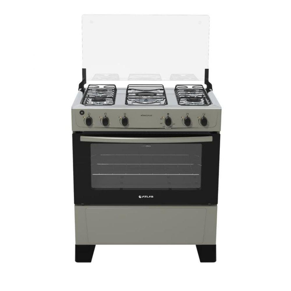 Fogão 5 Bocas Atlas Acendimento Automático Mesa Inox