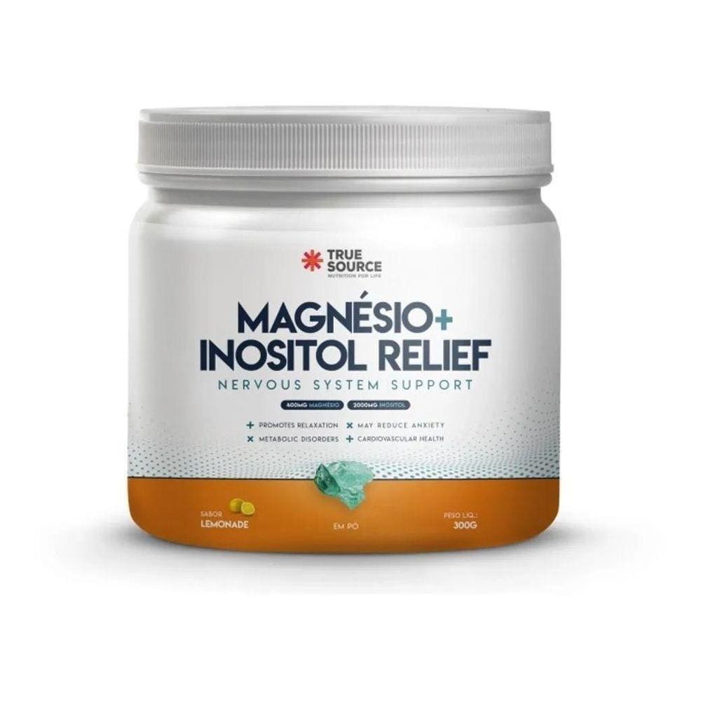 True Magnesio Inositol Relief 300G Sabor Limonade