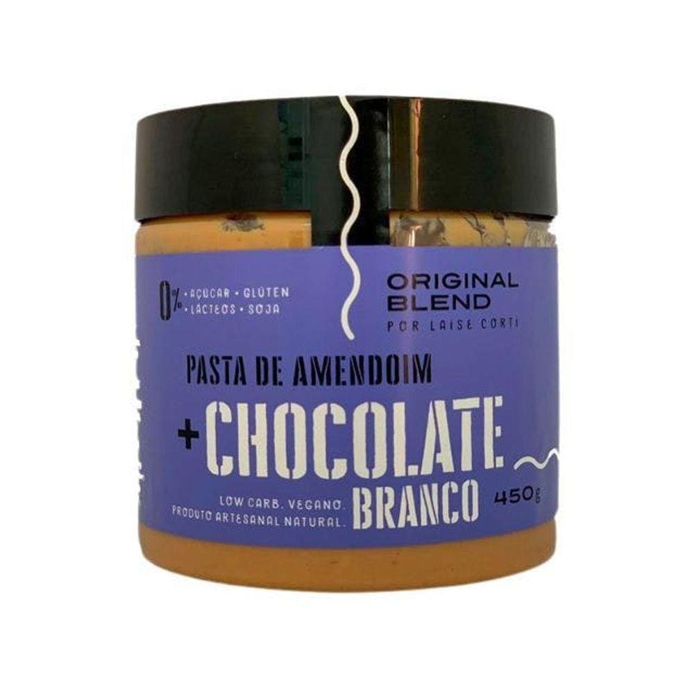 Pasta De Amendoim Ao Chocolate Branco Vegano 450G