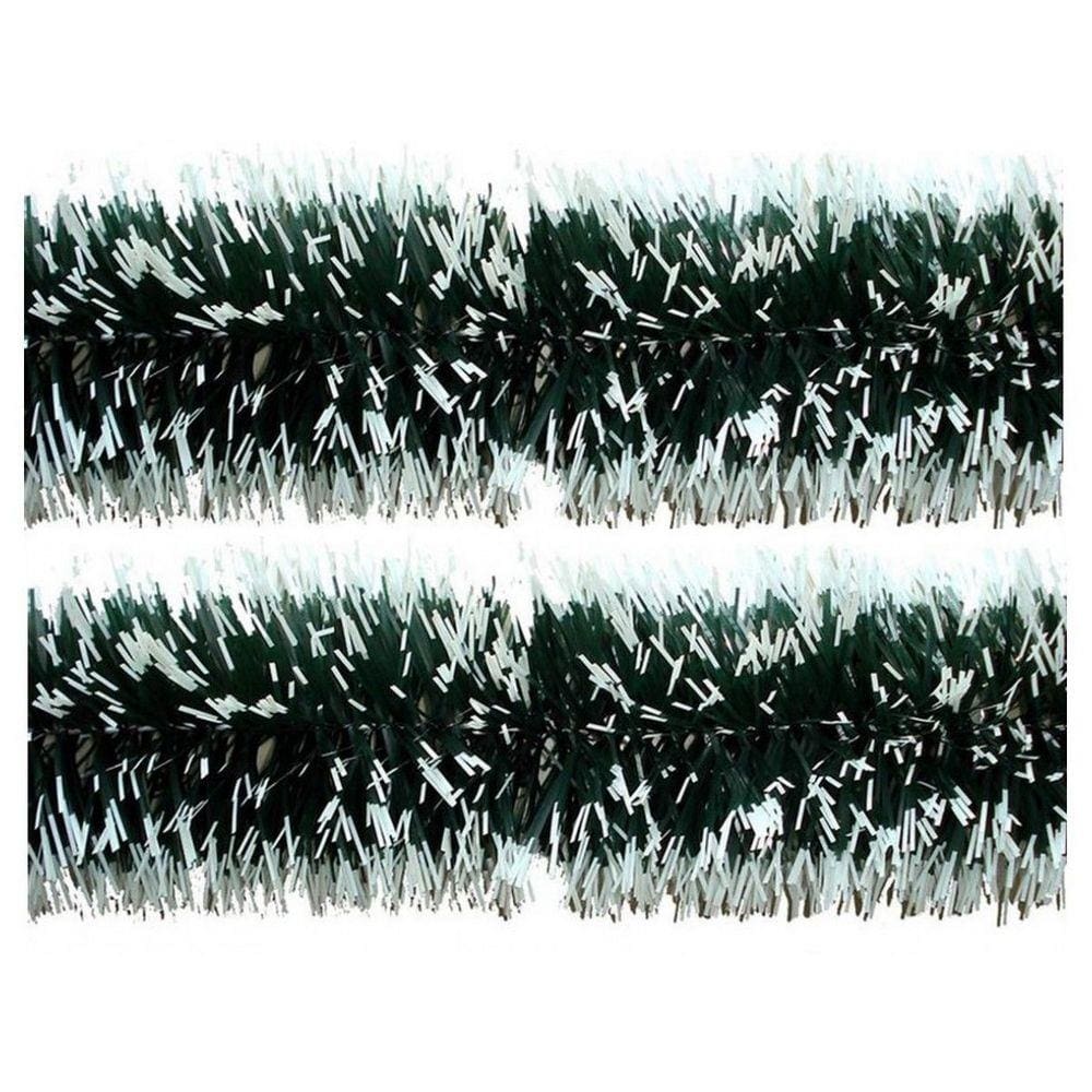 Jogo Festão PVC Verde Nevado 9cmx2m 2 Peças Total 4 Metros - Magizi