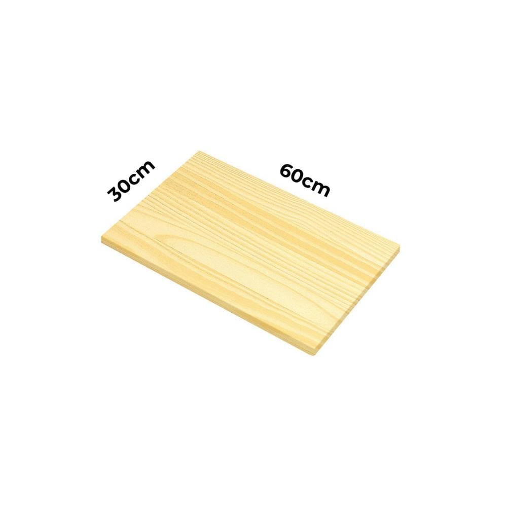 Painel Chapa Madeira Natural 600X300X18 - Tramontina - 60cm x 30cm com 18mm de espessura Tramontina