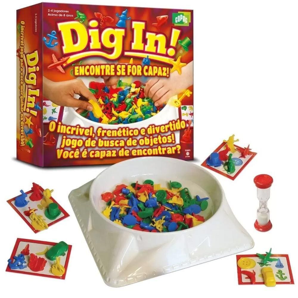 Jogo DIG IN! Encontre Se For Capaz Copag