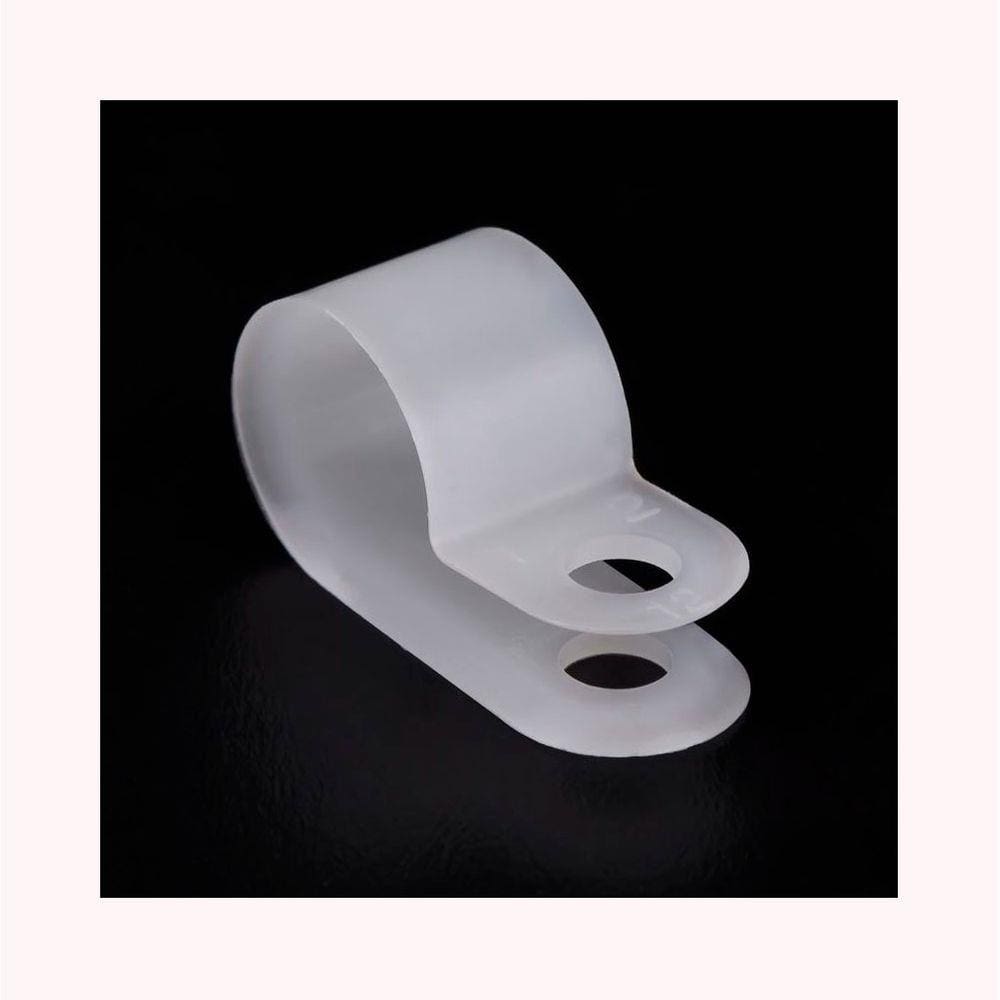 Abraçadeira Cinta Plastica Fixadora Ø6,5mm Natural Pct 50 Unds