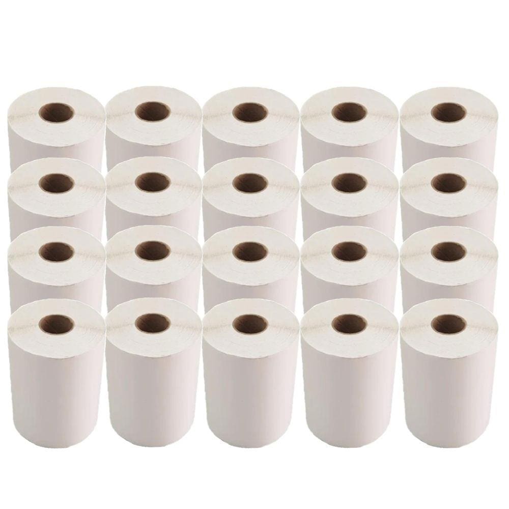 Kit 20 Rolos Etiqueta 10X15 Cm Térmica Serrilha E-Commerce