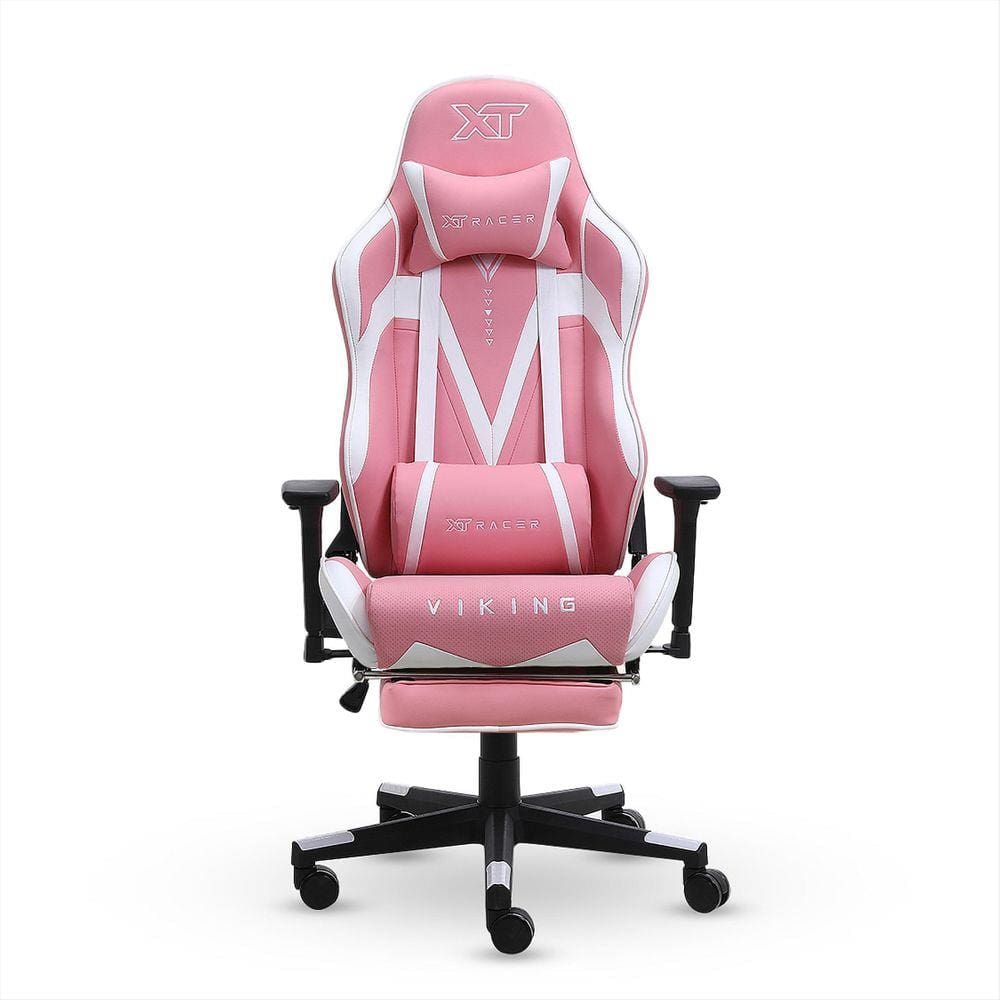 Cadeira Gamer Xt Racer Viking Series Com Apoio De Pés Rosa