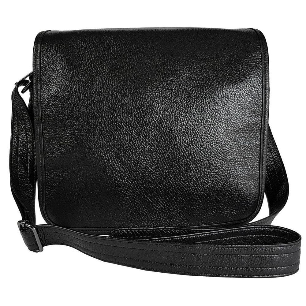 Bolsa Carteiro Masculina Tiracolo De Couro Legítimo Genuíno