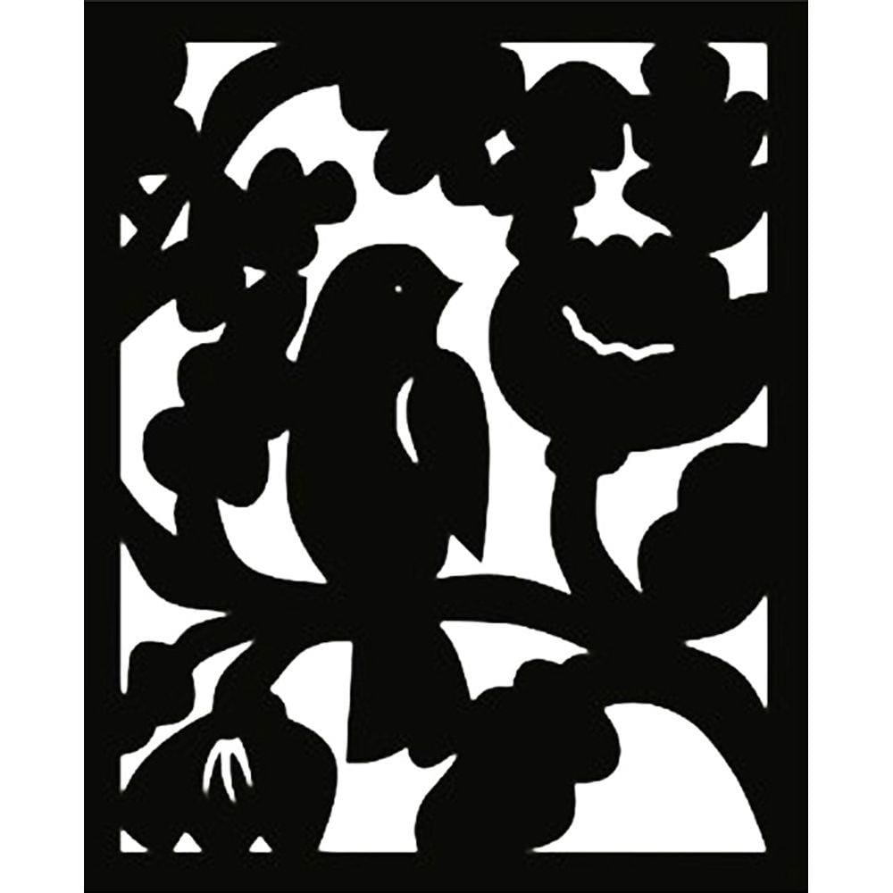 Quadro passarinho no galho