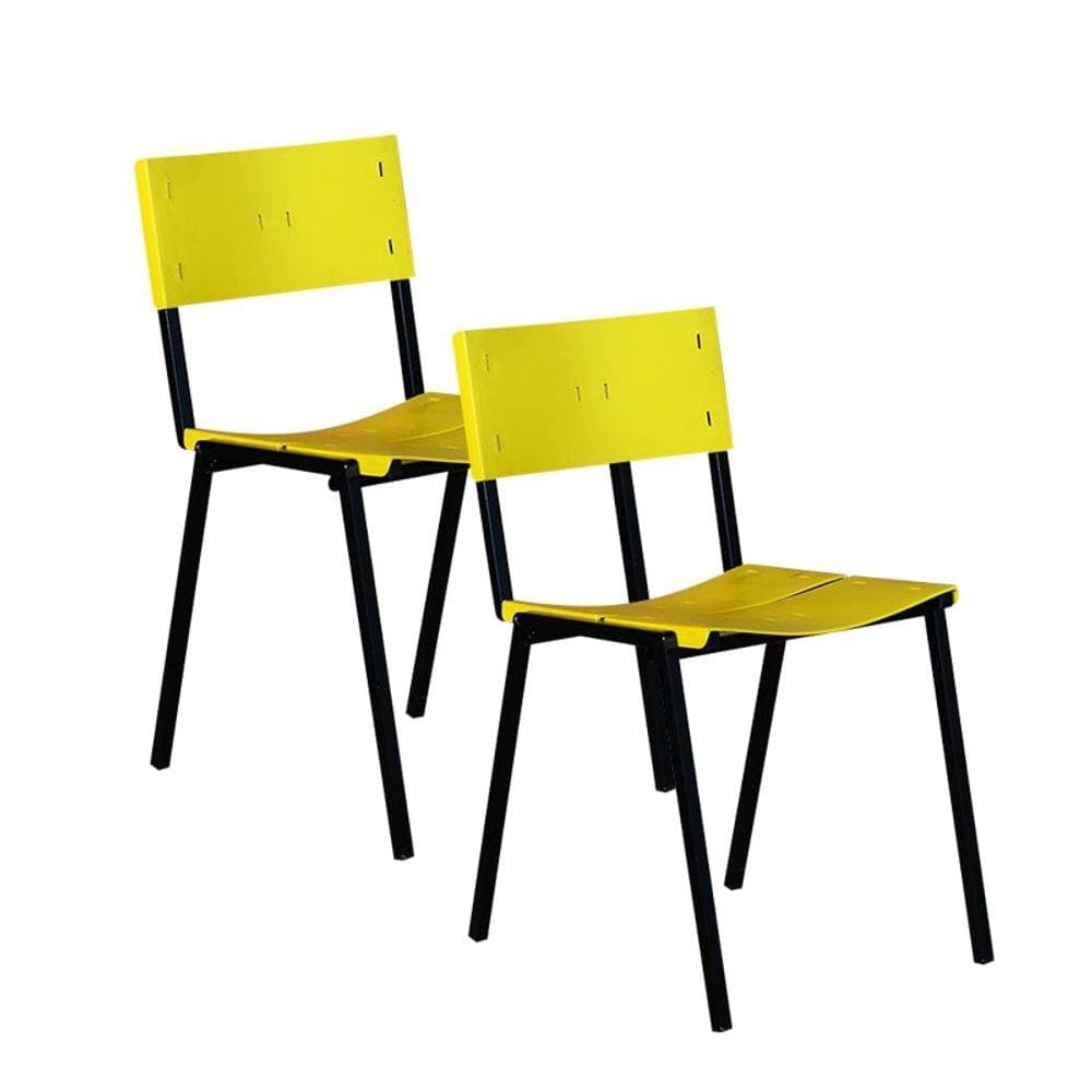 Cadeira ISO Color Empilhavel 2Un