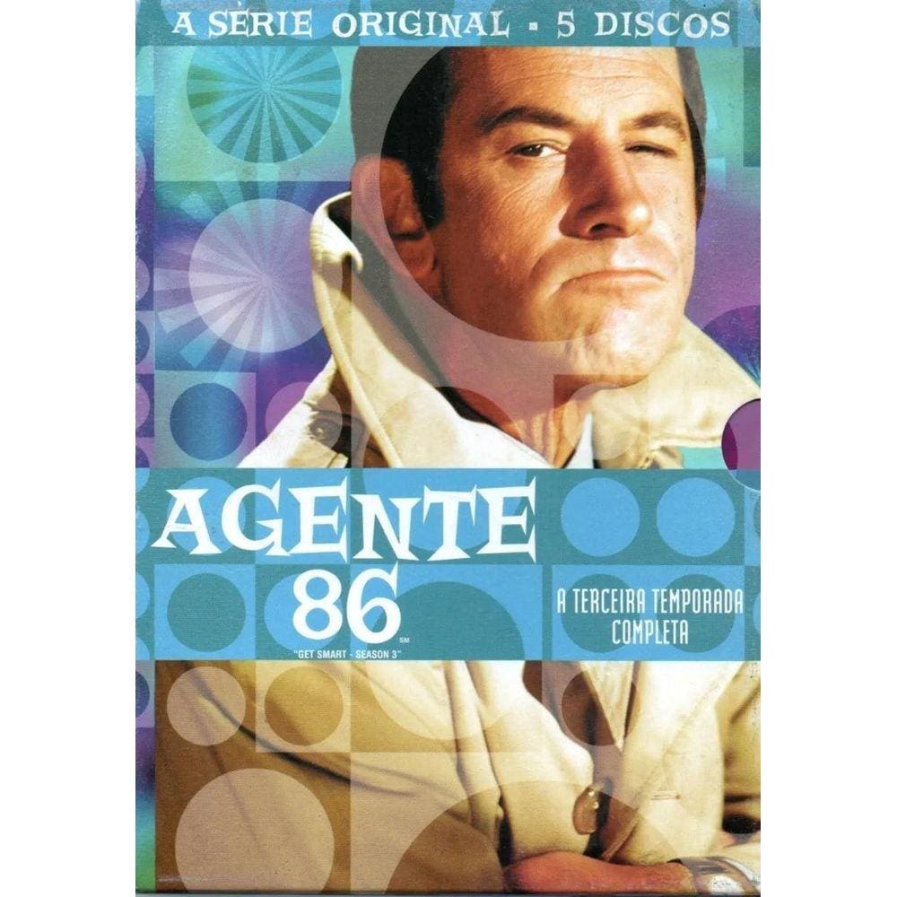 Box Agente 86 Terceira 3ª Temporada Dub/leg Lacrado 5 DVD`s