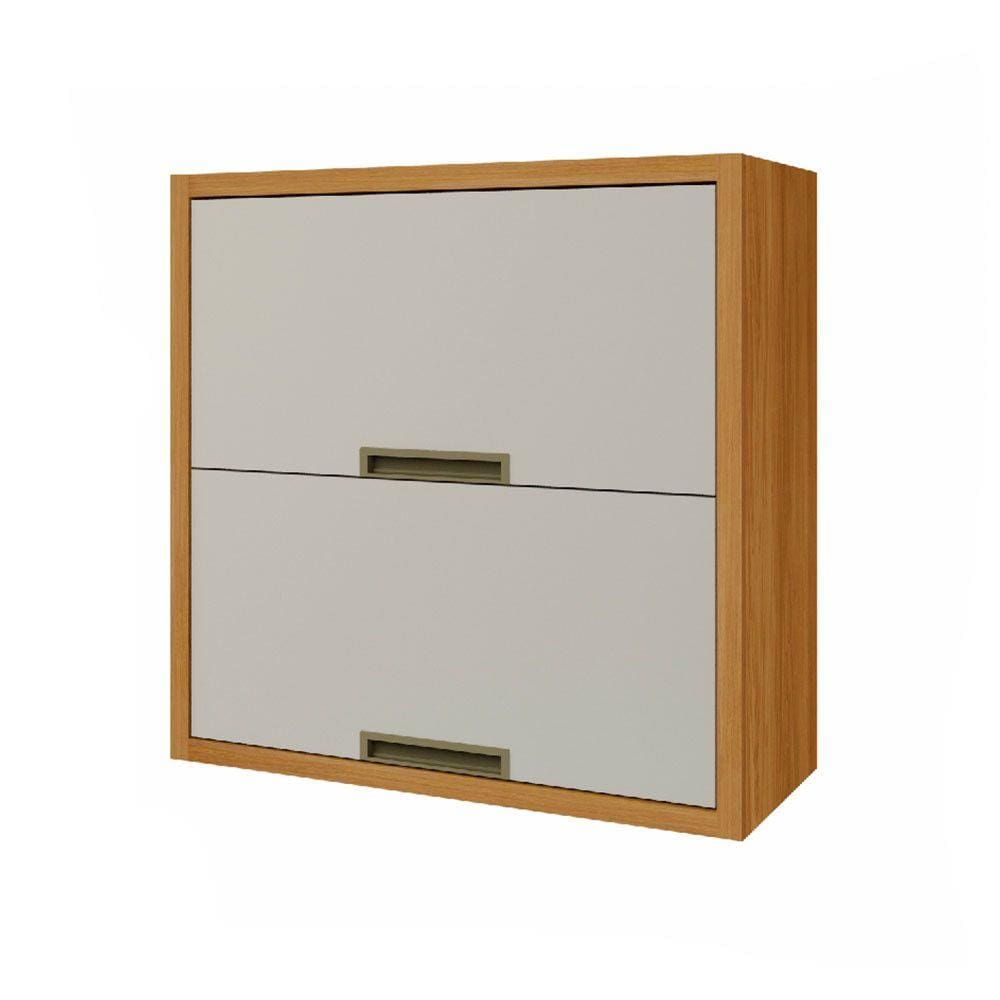 Armário Aéreo 2 Portas Basculas Nesher Imperatriz 80cm Mdf
