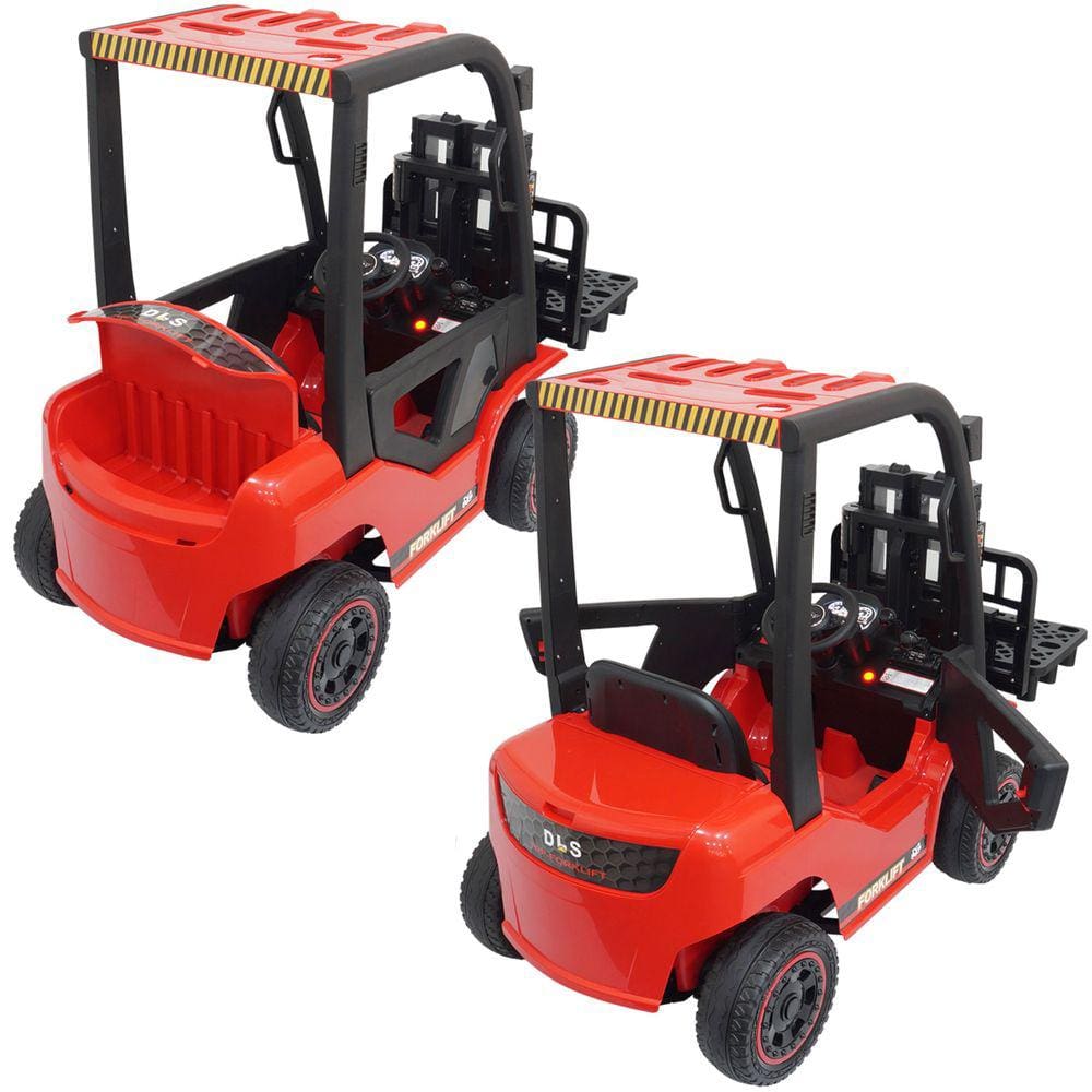 Mini Carro Empilhadeira Infantil Elétrica 12V Controle Remoto Criança Bateria Brinqway BW-185
