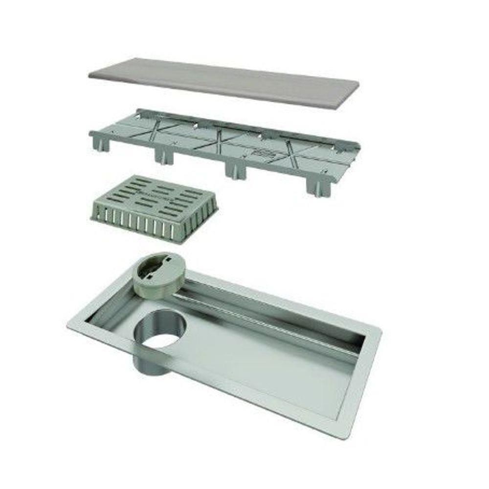 Ralo Linear Tiny Tampa Oculta 25 cm