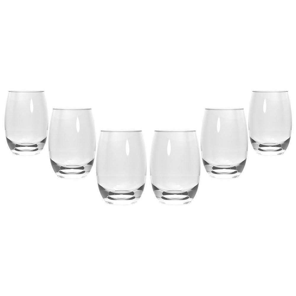 Jogo De Copos 6 Peças Aruba Transparente Sm 465Ml - Nadir