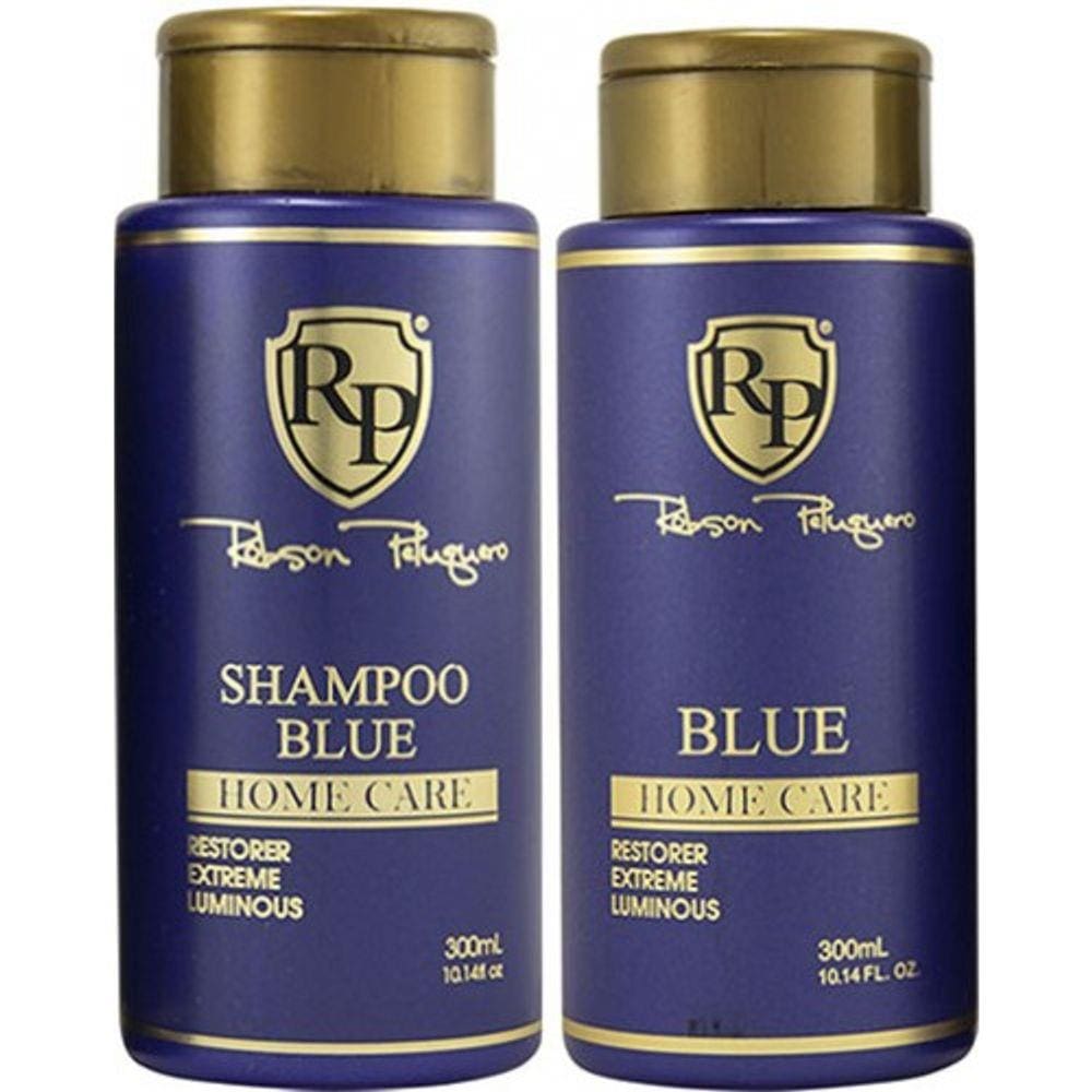 Kit Matizador Blue Shampoo E Máscara 300ml Robson Peluquero