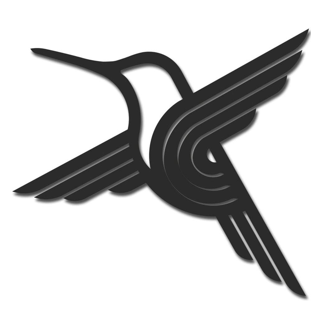 Placa decorativa colibri