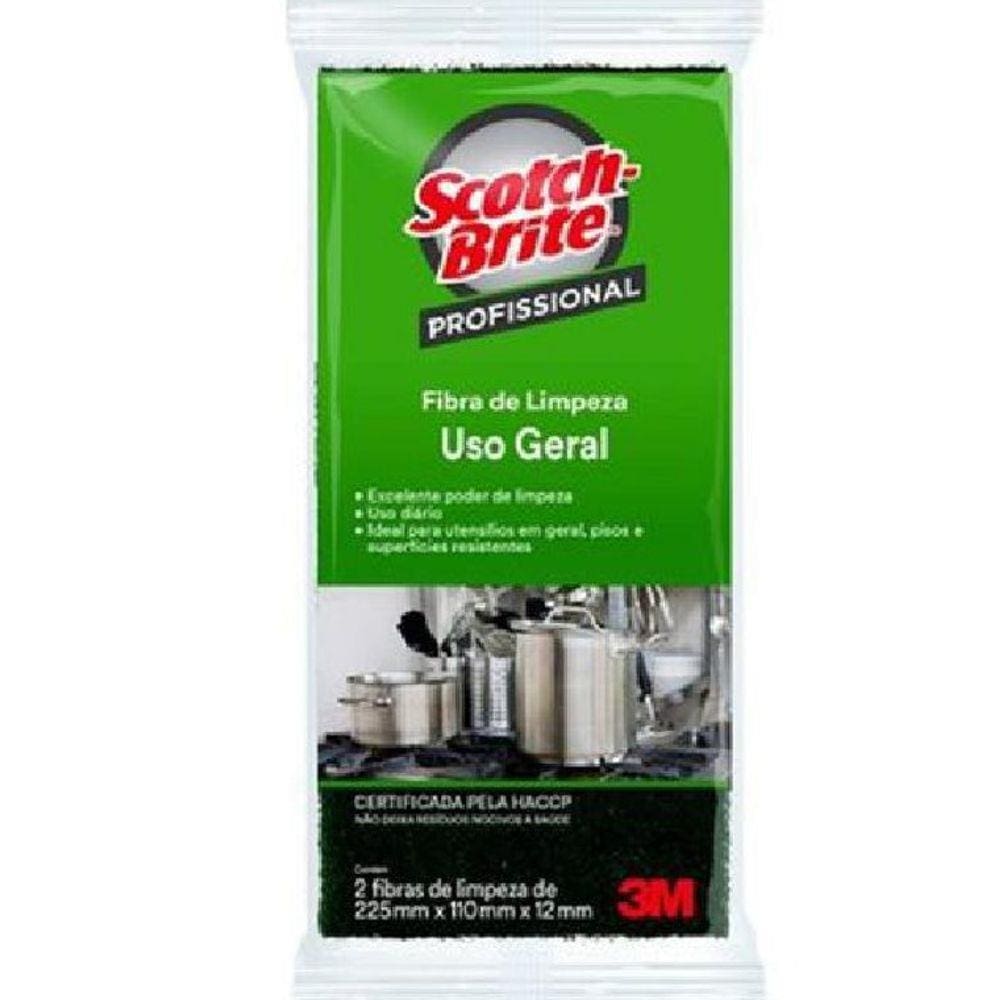 KIT 30 Fibra Limpeza Uso Geral Scoth Brite 3M