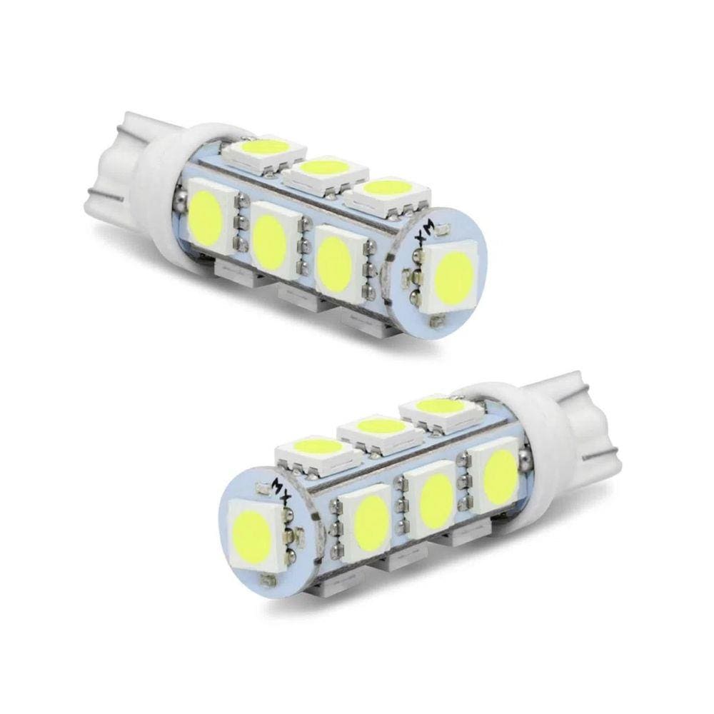Lâmpada 13 Leds Esmagada Grande (Pingo) Smd T10 5050 Par