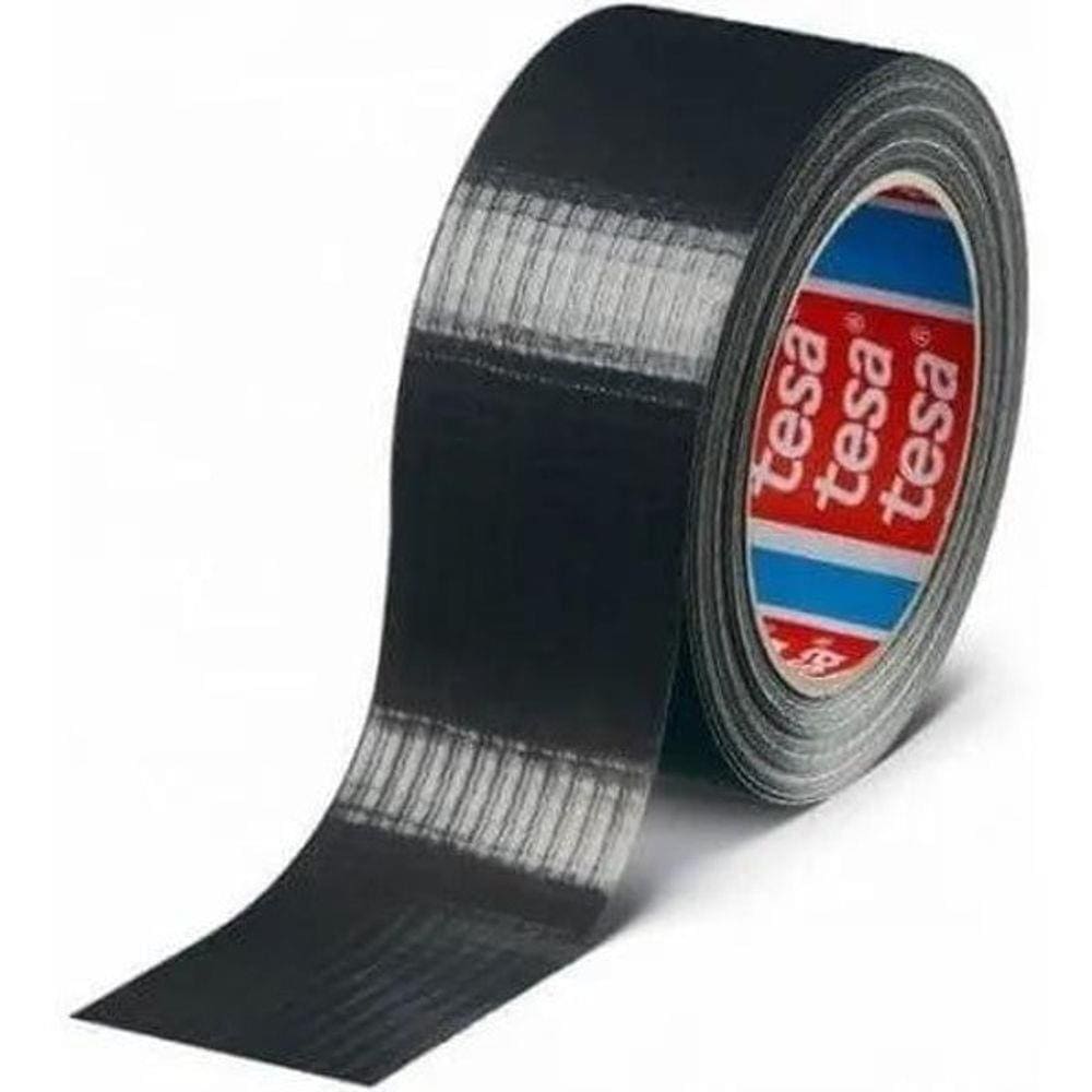 Fita Silver Tape Preta 48Mmx50M Profissional Tesa Importado