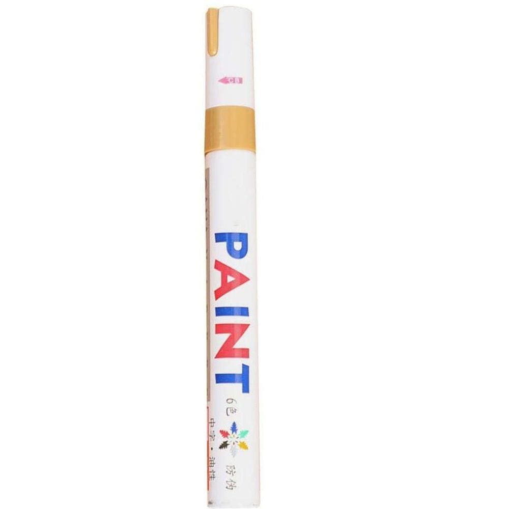 Caneta Permanente para Retoque em Pinturas - Tinta Marcador P/ Pneu