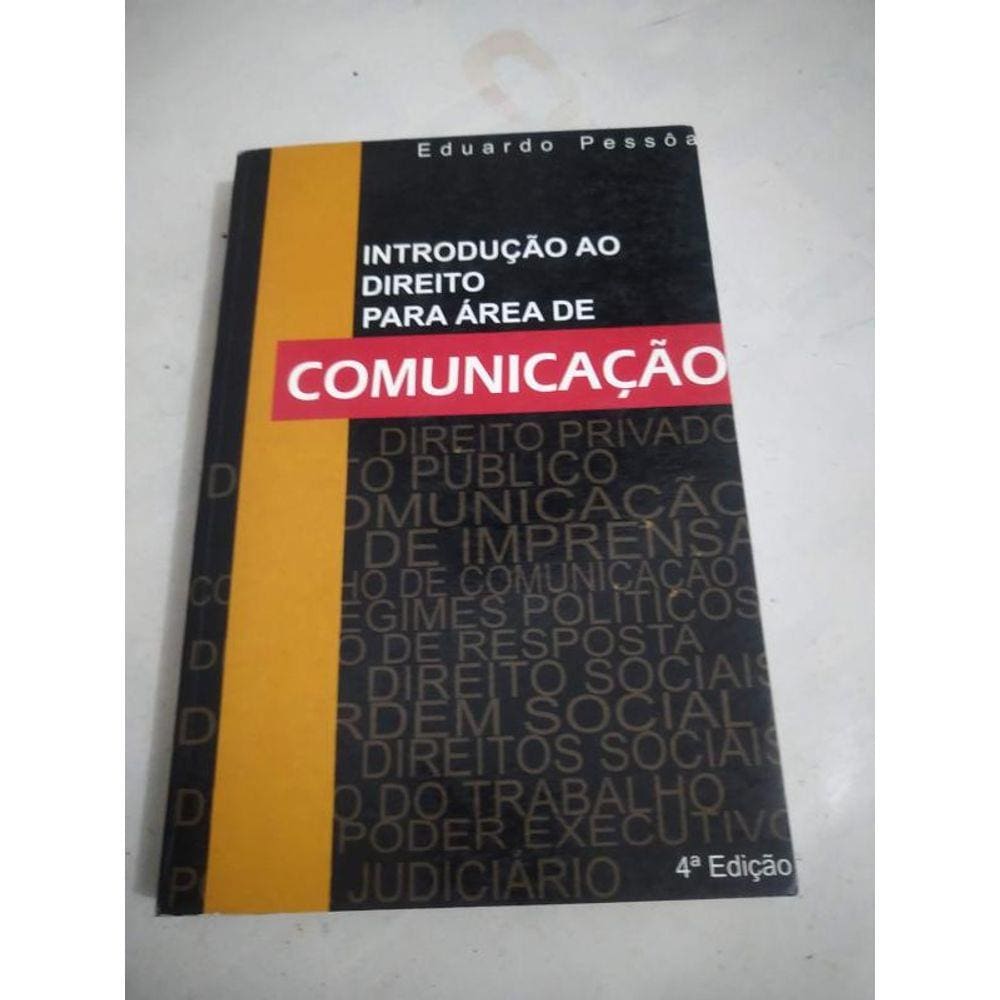 Introducao Ao Direito Para Area De Comunicacao