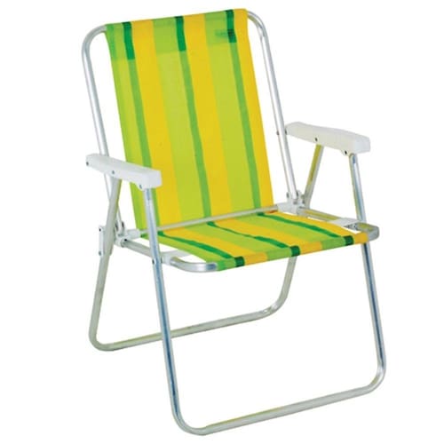 Cadeira De Praia Mor Alta De Alumínio Dobrável Colorida é boa?