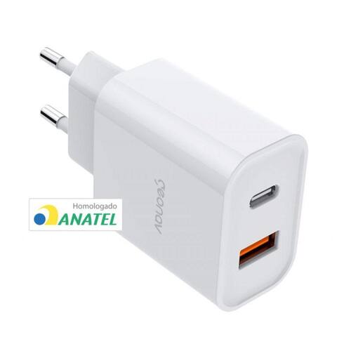 Carregador De Tomada Duo Geonav 1 Usb-A/18W 1 Usb-C/20W Branco Ch20pdqc é boa?