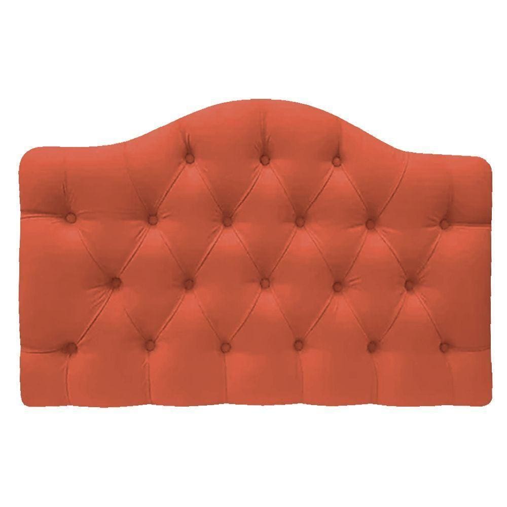 Cabeceira Suspensa Imperatriz 195 Cm King Size Terracota