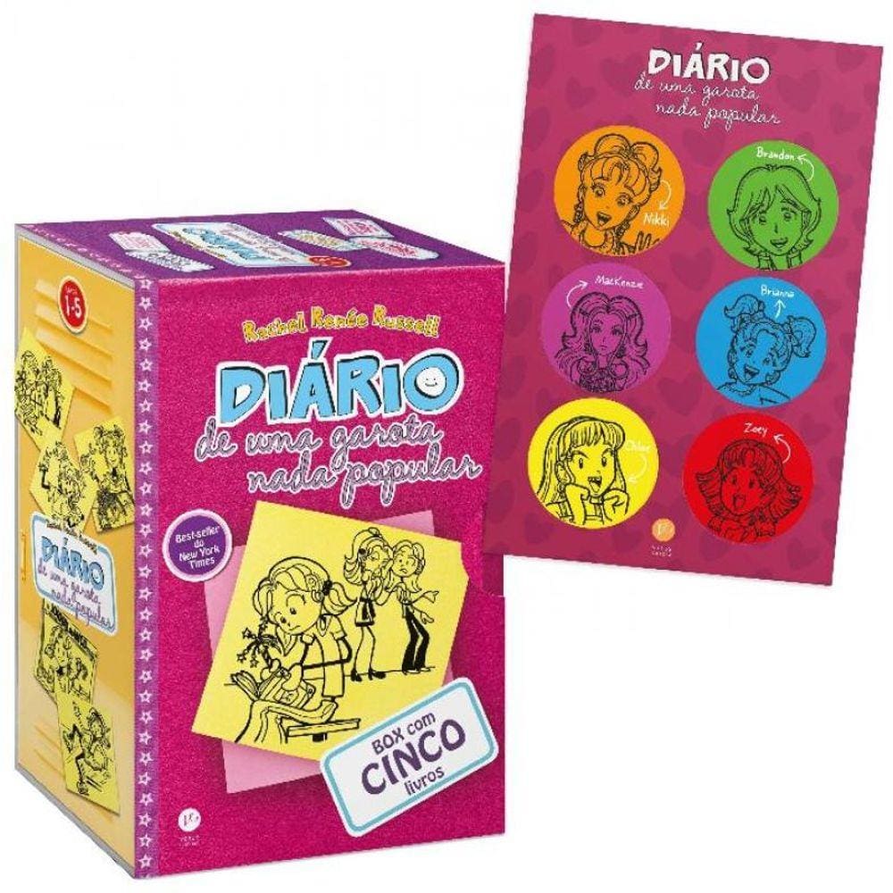 Box Diario Uma Garota Nada Popular (Ed.Bolso1 A 5)