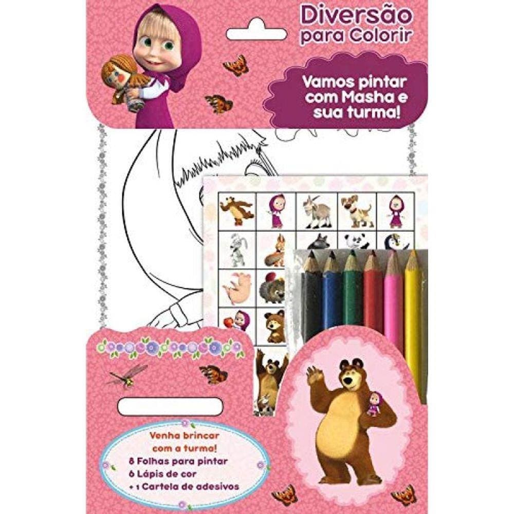 Masha E O Urso: Diversao Para Colorir