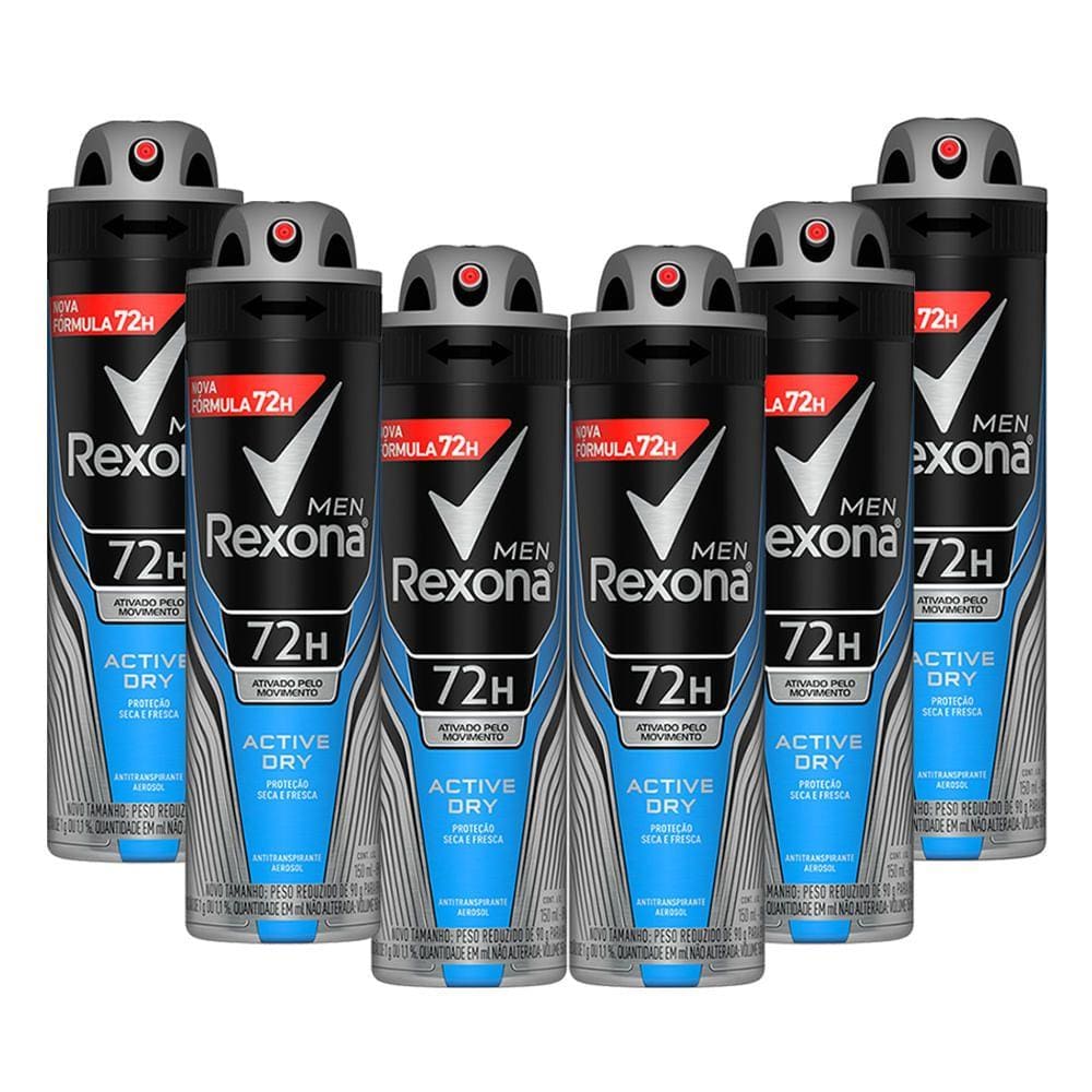 PACK DE 4 REXONA MOTIONSENSE DESODORANTE SPRAY PÓ MULHERES SECAS 150ml CADA  / 48h