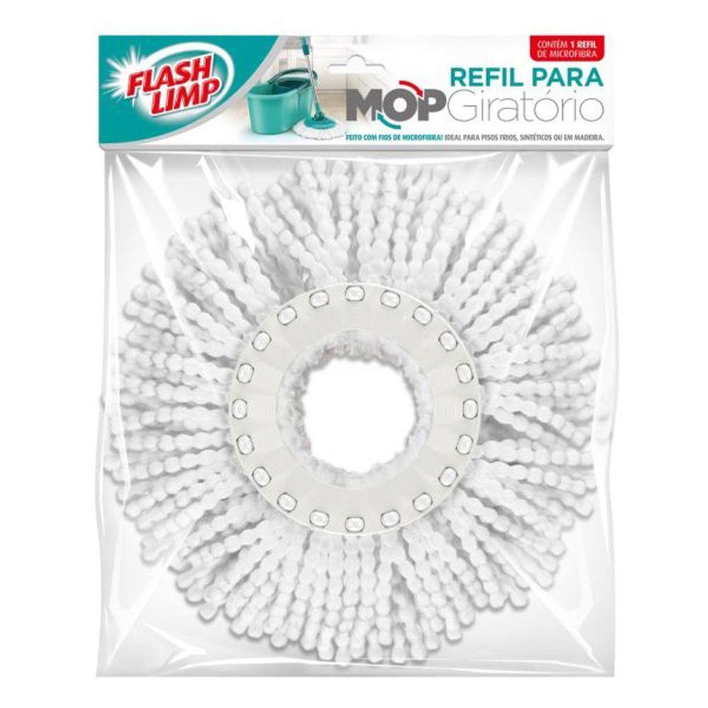 Refil para Mop Giratório Microfibra Flashlimp