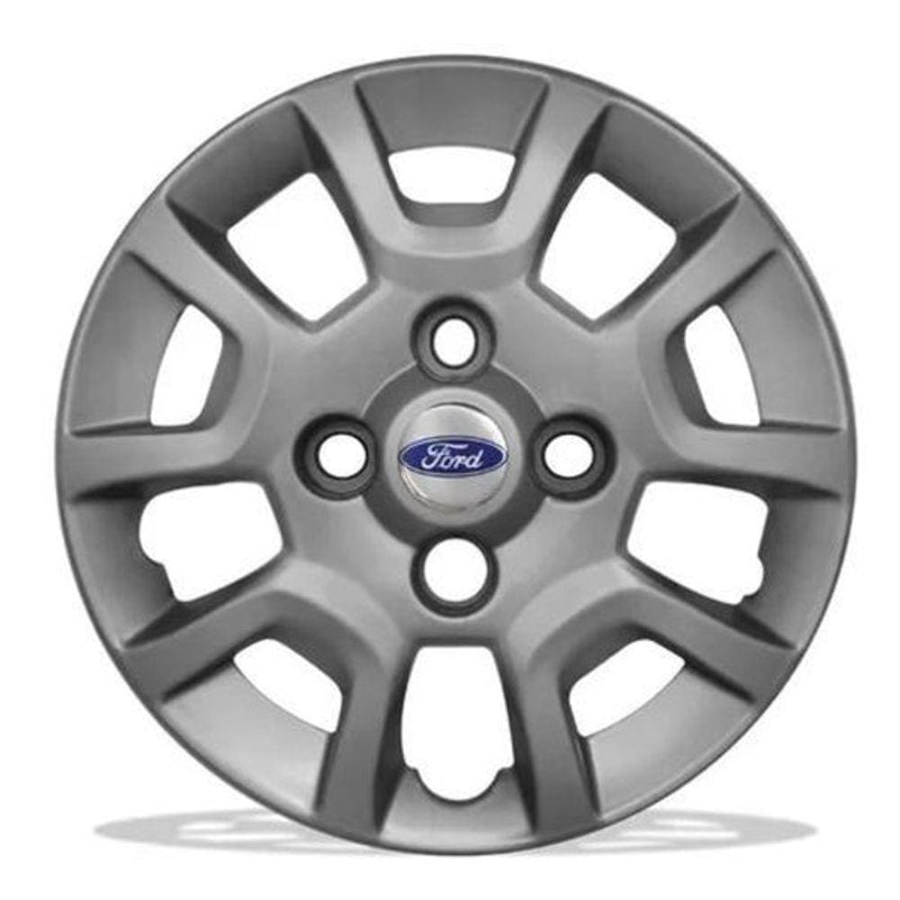 Jogo 4 Peças Calota Ford  Fiesta Ka  Ka+ 2013 2014 Tf124