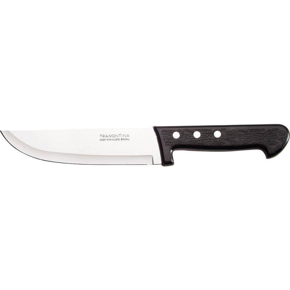 Faca Cozinha Inox 6” Cabo Preto Emb. c/ 12 Un. - Tramontina