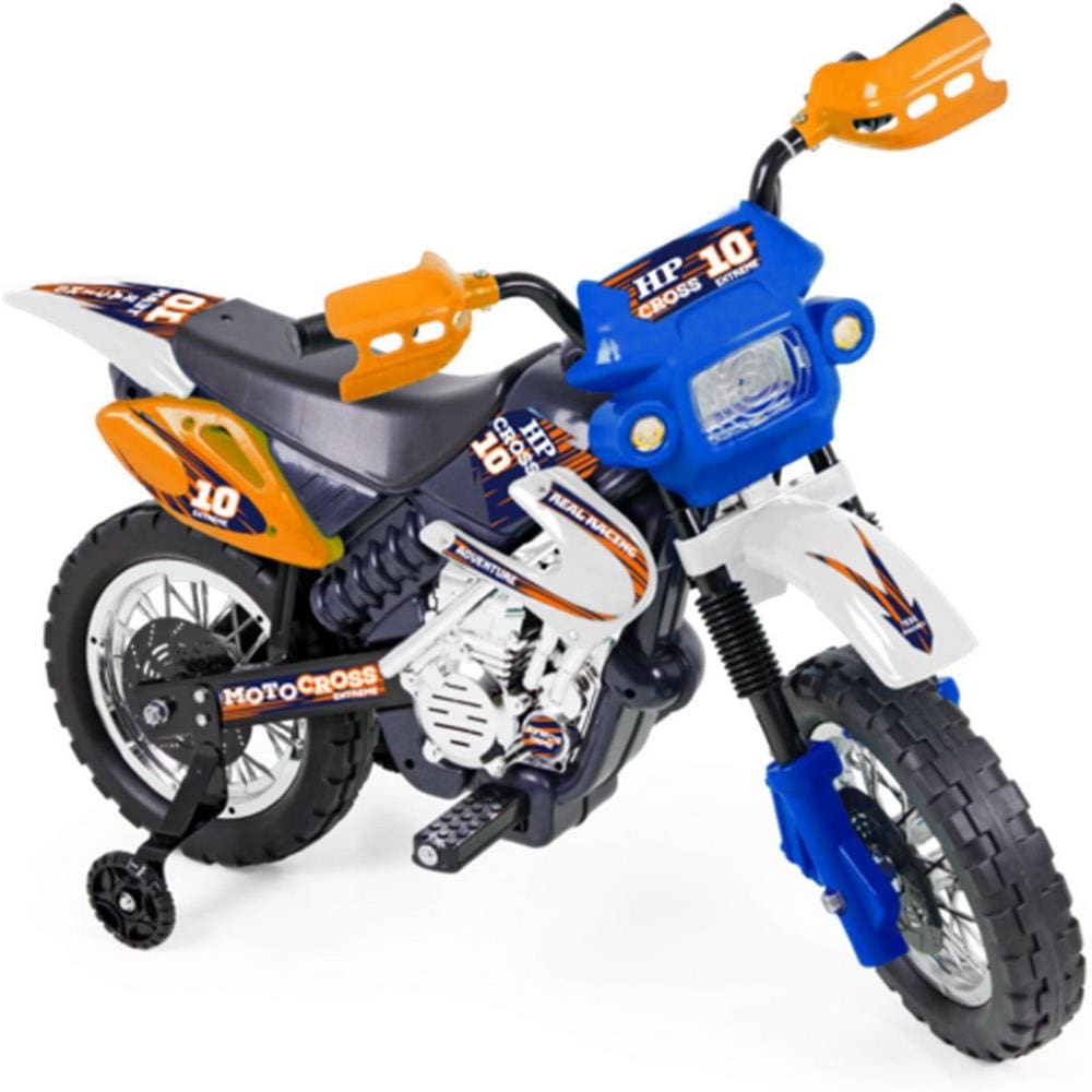 Moto eletrica xt3 infantil de 6v para meninas bandeirante em