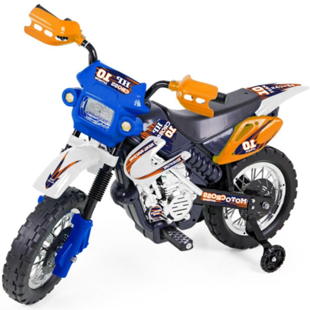 Mini Moto Eletrica Infantil Motocross Motoca Vermelho