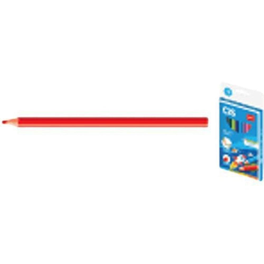 Lápis De Cor Com 12 Jumbo Com Apuntador Cis