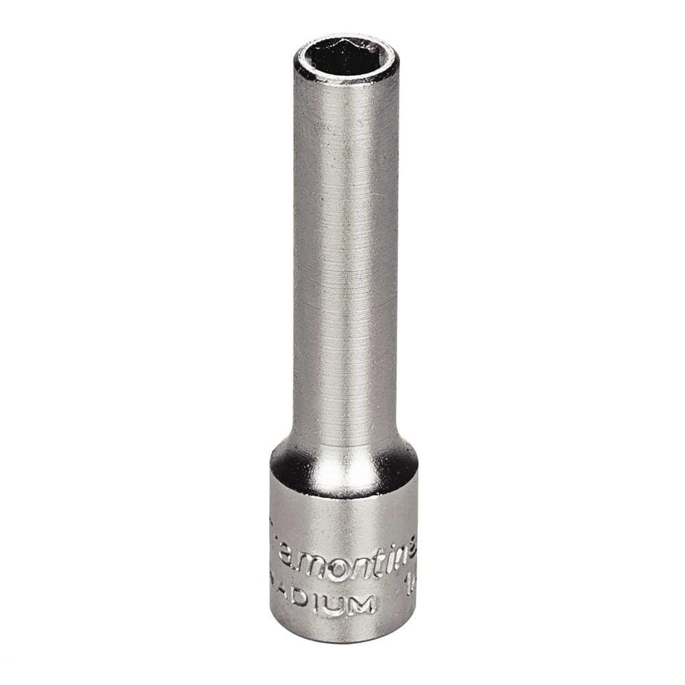 Soquete Sextavado Longo em Aço Cromo Vanádio 7 mm - Encaixe 1/4” Tramontina PRO Tramontina