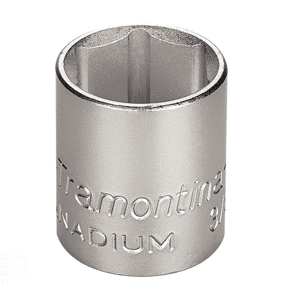 Soquete Sextavado em Aço Cromo Vanádio 22 mm - Encaixe 3/8” Tramontina PRO Tramontina
