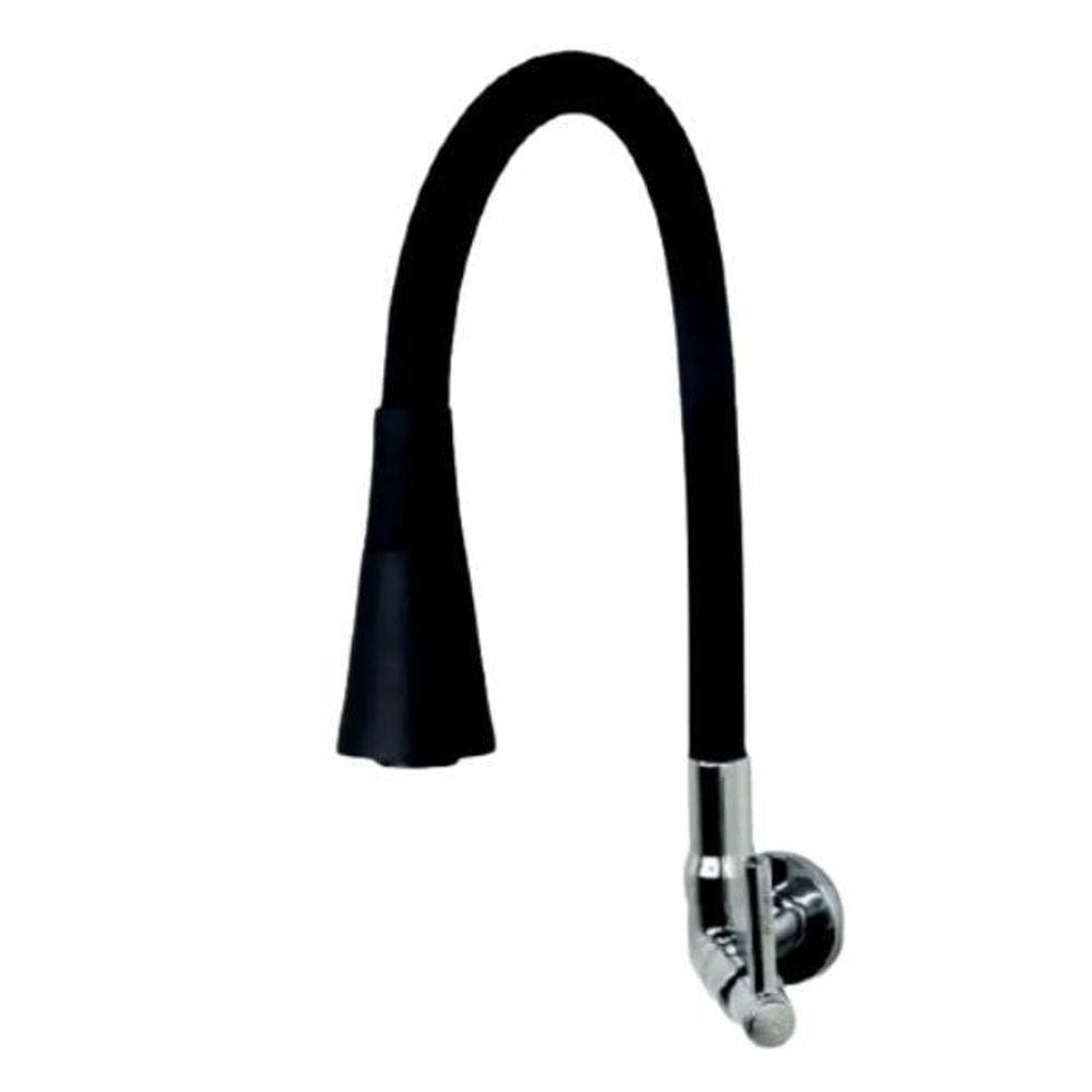 T0Oneira Pia Cozinha Gourmet Tubo Cone Preto Modelo Parede